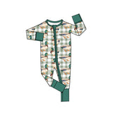 Preorder MOQ 5 pcs Each Style Mallard Ducks Plaid Kids Matching Clothes