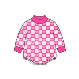 Preorder MOQ 5 pcs Each Style Valentine's Love Baby Girls Romper Kids Matching Clothes