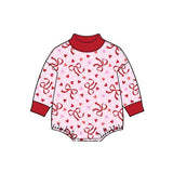 Preorder MOQ 5 pcs Each Style Valentine's Love Baby Girls Romper Kids Matching Clothes