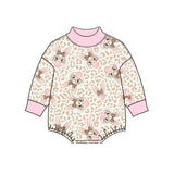 Preorder MOQ 5 pcs Each Style Easter Bunny Baby Girls Romper Kids Matching Clothes