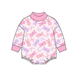 Preorder MOQ 5 pcs Each Style Easter Bunny Baby Girls Romper Kids Matching Clothes