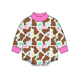 Preorder MOQ 5 pcs Each Style Easter Bunny Baby Girls Romper Kids Matching Clothes