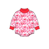 Preorder MOQ 5 pcs Each Style Valentine's Day Love Camo Kids Matching Clothes