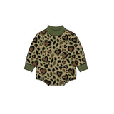 Preorder MOQ 5 pcs Each Style Valentine's Day Love Leopard Green Mommy and Me Matching Clothes