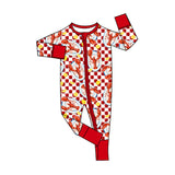 Preorder MOQ 5 pcs Each Style Mardi Gras Crawfish Plaid Kids Matching Clothes