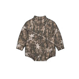 Preorder MOQ 5 pcs Each Style Hunting Leaves Gray Brown Kids Matching Clothes