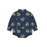 Preorder MOQ 5 pcs Each Style Valentine's Day Love Mockneck Navy Kids Matching Clothes