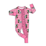 Preorder MOQ 5 pcs Each Style Hunting Mallard Ducks Camo Rose Red Ruffles Kids Matching Clothes