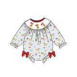 Preorder MOQ 5 pcs Each Style Valentine's Day Puppy Love Stripe Kids Matching Clothes