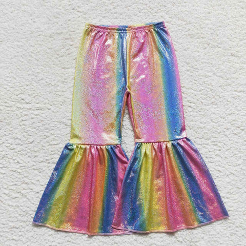 P0178 Satin Colorful Girl's Pants