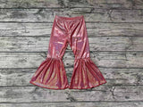 P0181 Satin Red Girl's Pants