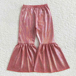 P0181 Satin Red Girl's Pants