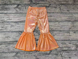 P0188 Orange Flare Girl's Pants