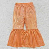 P0188 Orange Flare Girl's Pants