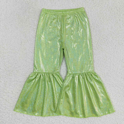 P0189 Green Flare Girl's Pants