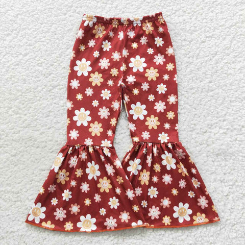 P0206 Flower Flare Girl's Pants