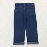 P0207 Christmas Ribbed Denim Boys Girls Pants Jeans