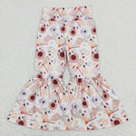 P0262 Sunflower Girl's Flare Pants