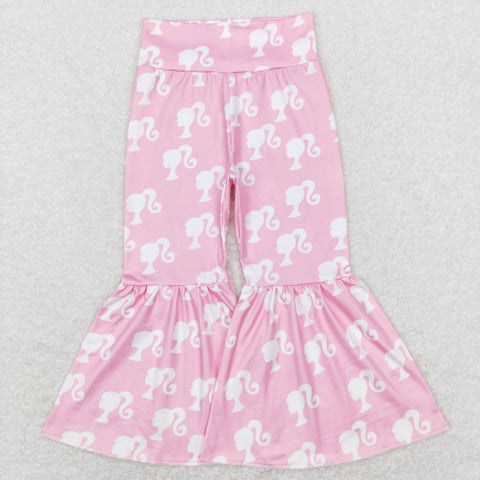 P0264 Barbie Pink Girl's Flare Pants