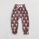 P0273 Western Skull Bull Boy's Pants