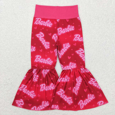 P0275 Barbie Pink Girl's Flare Pants