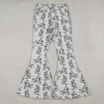 P0296 Fashion Adult Western Cowboy Jeans Flared Pants