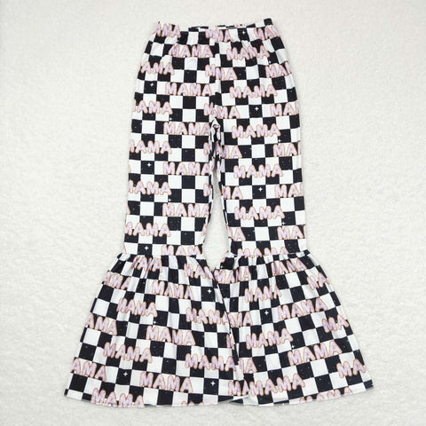 P0346 MAMA Plaid Woman Adult's Pants