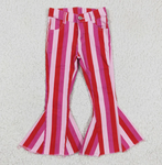 Preorder P0347 Pink Stripe Woman Adult's Pants