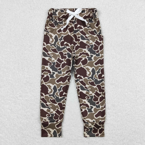 P0433 Camouflage Camo Brown Boy's Pants