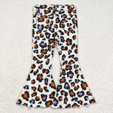 P0470 Leopard Purple Girl's Pants Jeans