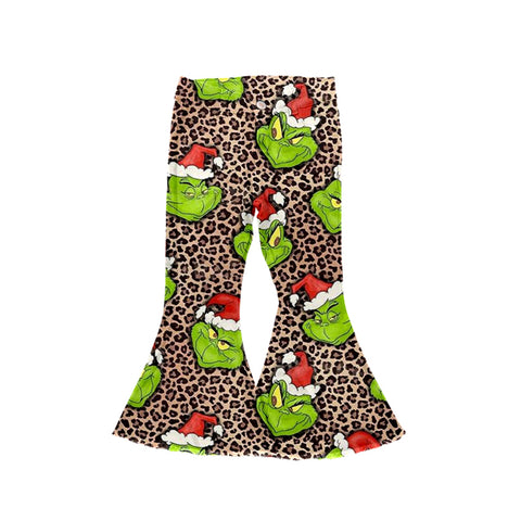 Preorder P0482 Christmas Movies Leopard Girl's Pants Jeans