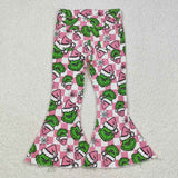 P0483 Christmas Movies Pink Girl's Pants Jeans