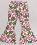 P0483 Christmas Movies Pink Girl's Pants Jeans