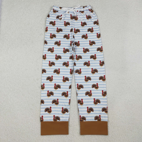 P0516 Thanksgiving Turkey Women Adult's Pants