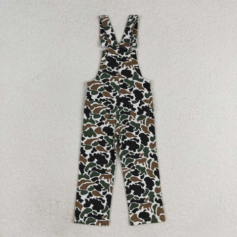P0535 Camouflage Denim Boys Girls Pants Jeans Overalls