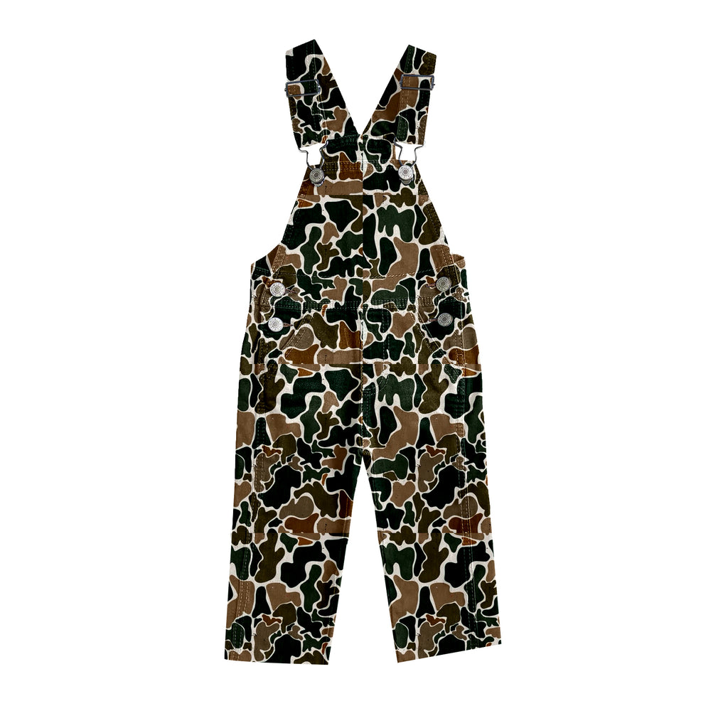 P0535 Camouflage Denim Boys Girls Pants Jeans Overalls