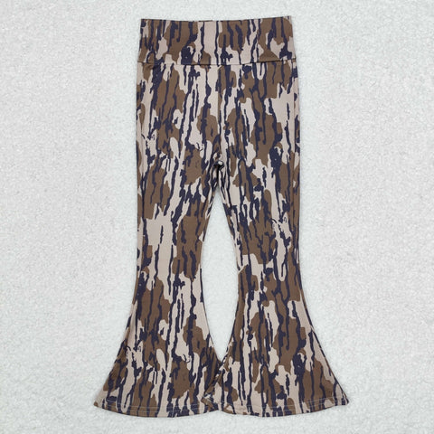 P0590 Hunting Camo Girl's Flare Pants