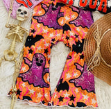 Preorder P0609 Halloween Ghost Girl's Flare Pants