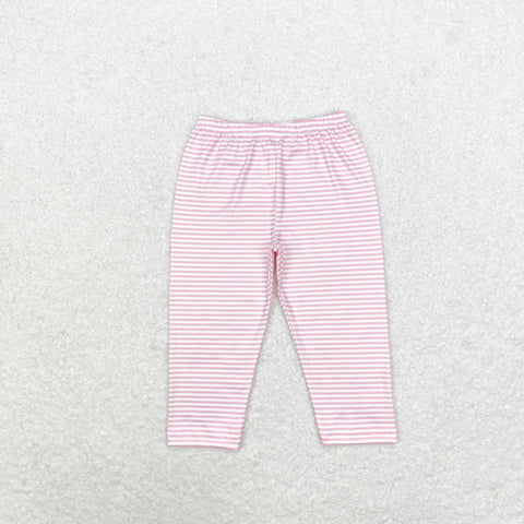 P0625 Pink Stripe Girl's Legging Pants