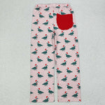 P0637 Christmas Mallard Ducks Women Adult's Pants