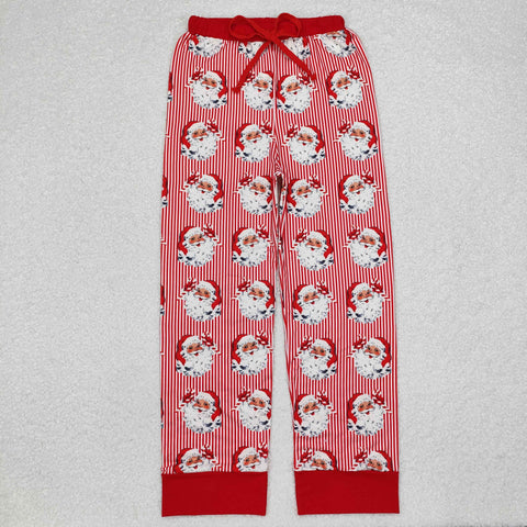 P0646 Christmas Santa Red Men Adult's Pants