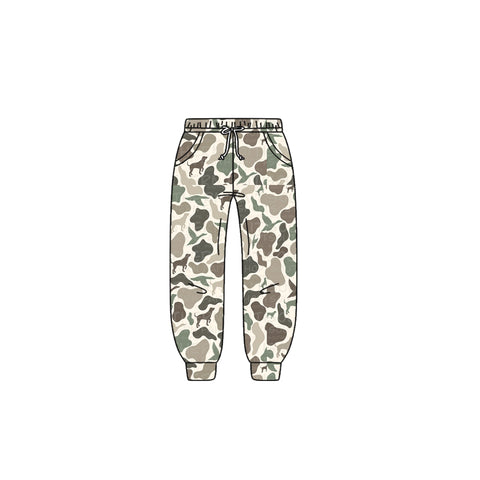 Preorder 09.25 P0660 Hunting Mallard Ducks Camo Dog Kids Jogger Pants