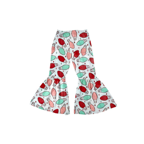 Preorder 10.06 P0667 Christmas Lanterns Girl's Flare Pants