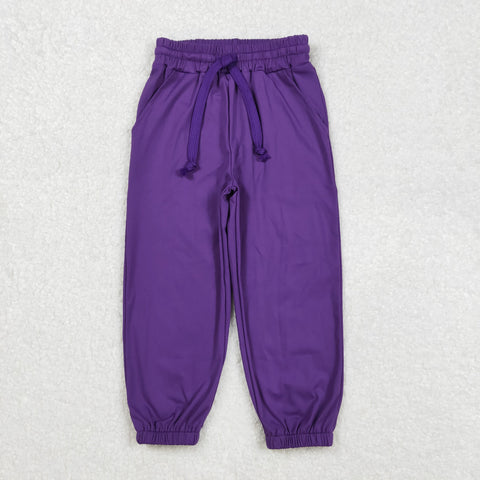 P0670 Pure Purple Yoga Sports Kids's Jogger Pants