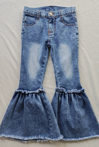 Preorder P0676 P0676 Bleach Classic Blue Girl's Pants Jeans