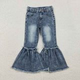 P0676 Bleach Classic Blue Girl's Pants Jeans