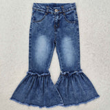 P0676 Bleach Classic Blue Girl's Pants Jeans