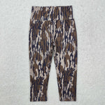 P0689 Hunting Camo Sports Yoga Girls Legging Pants