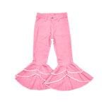 Preorder P0725 Pink Girl's Pants Jeans