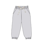 Preorder 01.26 P0743 Grey Solid Color Adult's Jogger Pants